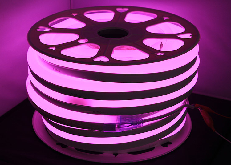 pink led neon tube light for bathroom club decorative uv resistant