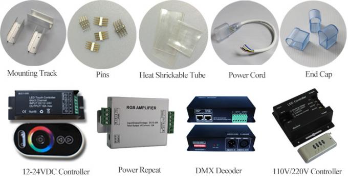 24v Rope Rgb Controller 24V RGB Neon Rope Light 24V Neon-Flex RGB LED Linear Flexible Lighting ...
