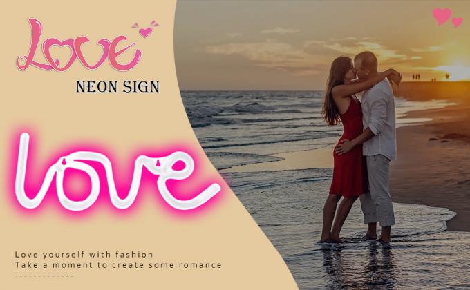 No Fragile Led Neon Flex Signs Girls Gift Love 8mm Silica Gel Acrylic Plate 0