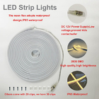 DIY Signs Letters Flexible Neon Light Strip 12V DC 120 SMD2835 LEDs Waterproof