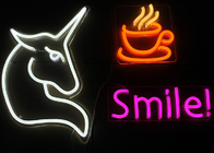 Bar / Restaurant Custom Neon Signs 100000 Hours Long Lifespan