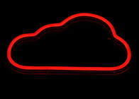 Red Cloud Led Bar Signs For Home , Bright Adjustable Led Neon Flex Signs