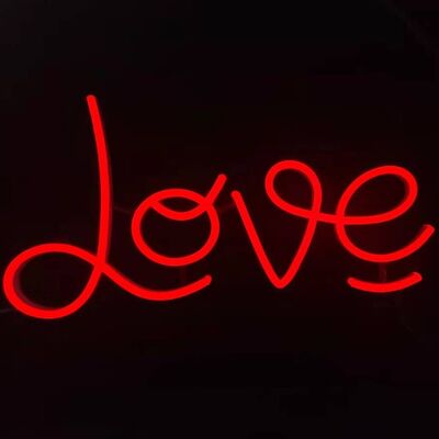 Custom Neon Signs Offering Multiple Color Options Including Red Yellow and Blue for Personalized Room Wall Decorations