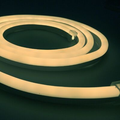 Mini LED Neon Flex Warm White Rope Light Waterproof Flexible Durable for Indoor Outdoor Building Outline and Decorative Lighting