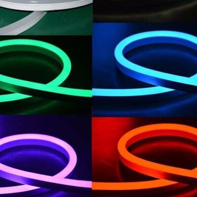 Energy RGB LED Neon Flex with 12 watt max power per meter and 220 to 240 volt options for commercial and residential lighting