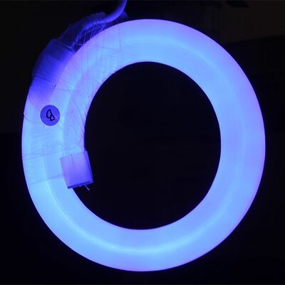 Blue Flex LED Neon Tube Light 14mm by 26mm Waterproof Soft Neon Strip Lights Featuring 120pcs SMD2835 High Brightness Suitable for Indoor Outdoor