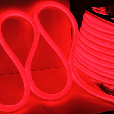 24v Neon Flex Mini Size LED Rope Light Waterproof Eco PVC Material High Brightness SMD2835 108pcs per Meter IP65 Protection Rating