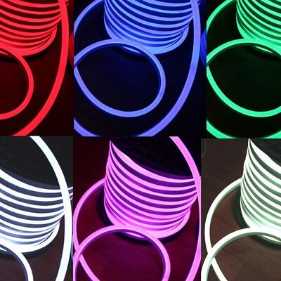 24v Neon Flex LED Rope Light Waterproof Eco PVC Mini Size with High Brightness SMD2835 for Building Outline Lighting and Home Decor