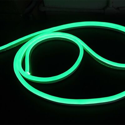 LED Neon Flex Strip Flexible Waterproof Green Neon Light Strip 12V DC Input Seamless Design Ideal for Building Edges and Home Decor