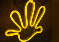 Yellow gestures led Neon Signs for cafe shop / retail /Shipping mall