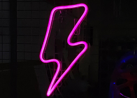 Lightning Bolt Neon Sign Remote Control Lightning LED Neon Signs Big Size Handmade Visual Artwork Home Wall Decor Light