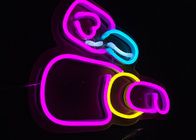 lipstick neon sign Cosmetics store channel letters, signboards, logos, advertising boxes, landscapes and stage decoratio