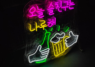 Beer Custom Neon Signs High Brightness  For Business Beer Display