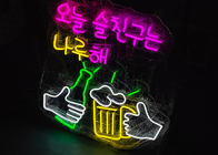 Beer Custom Neon Signs High Brightness  For Business Beer Display