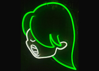 Customized girl Led Neon Signs  Illuminated Sign Boards 12v for retail