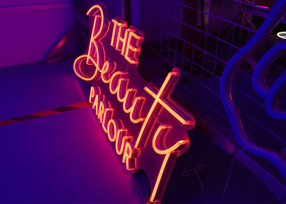 Custom Neon Signs Providing Flexible Design Solutions with Acrylic and LED Neon Flex Materials for Various Applications