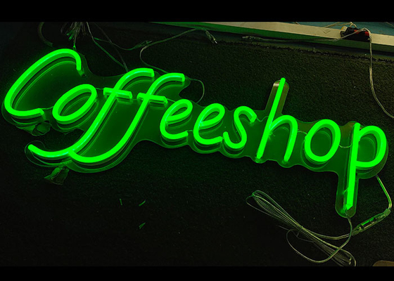 Coofeeshop neon sign custom size for coffe  business street shopping center