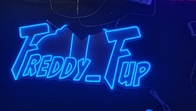 Company logo neon sign wall lighting deco led neon flex tube & acrylic plate handmade
