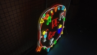 AC240V Restaurant Bar Neon Sign 8×12mm Hang Wall Lighting No Fragile