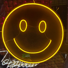 RoHS Smile Led Neon Sign AC100V Cuttable Dimmable Flex Tube Acrylic Plate