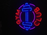 8×12mm Silica Gel Cuttable Led Neon Signs Restroom GYM CLUB AC100V