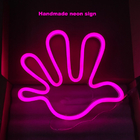 Gesture Finger Palm Neon Light Sign Wall Mount 12v grils gift neon signs