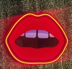 Wall Decor Art LED Neon Light USB Powered Printing Women Red Lips Neon Sign Home Decoration,Bedroom, Lounge
