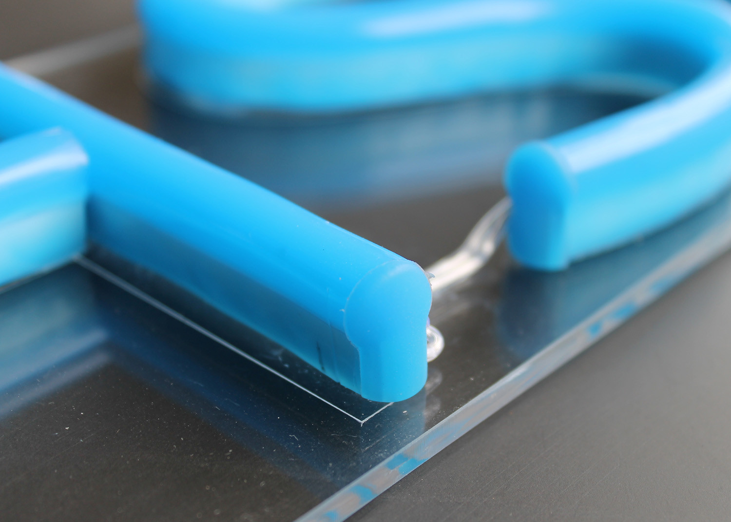 Led Neon Light Accessories End Pad For Mini Neon Flex Size 8 * 16mm