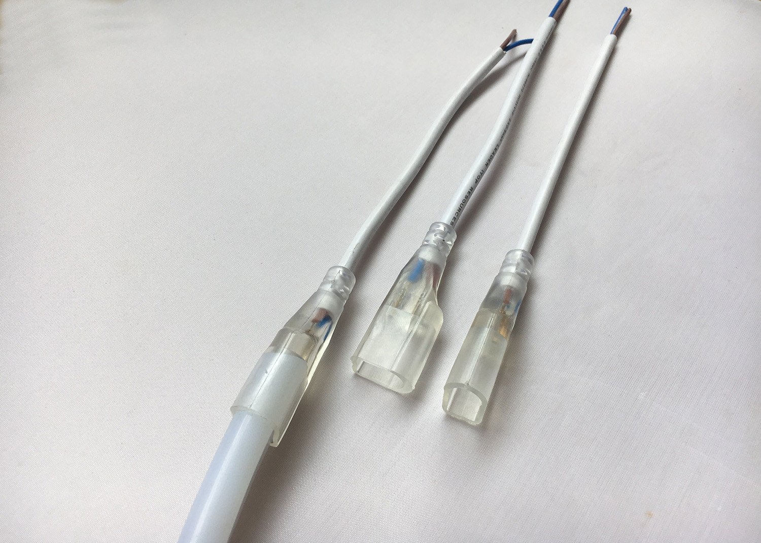 Durable Neon Light Accessories Neon Flex Mini Power Cord For Single Colour Neon 2 Slot