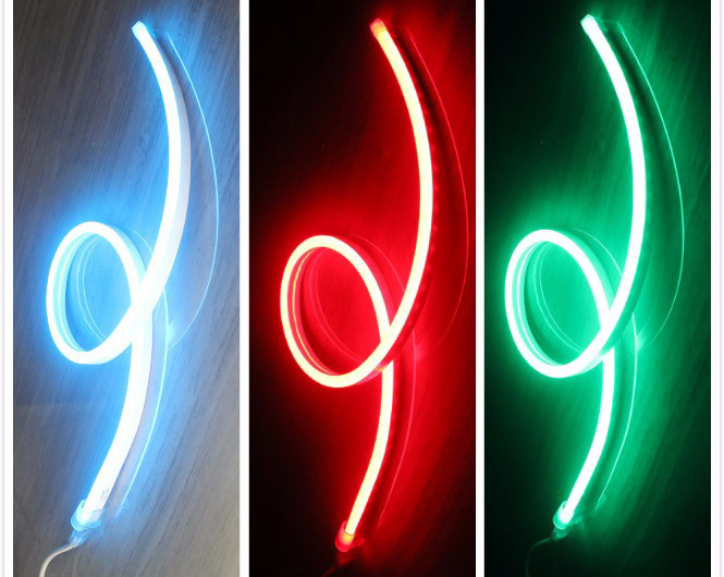Multicolor Led Neon RGB LED Neon Flex Rope Multi-color Light with Remote PWM controller