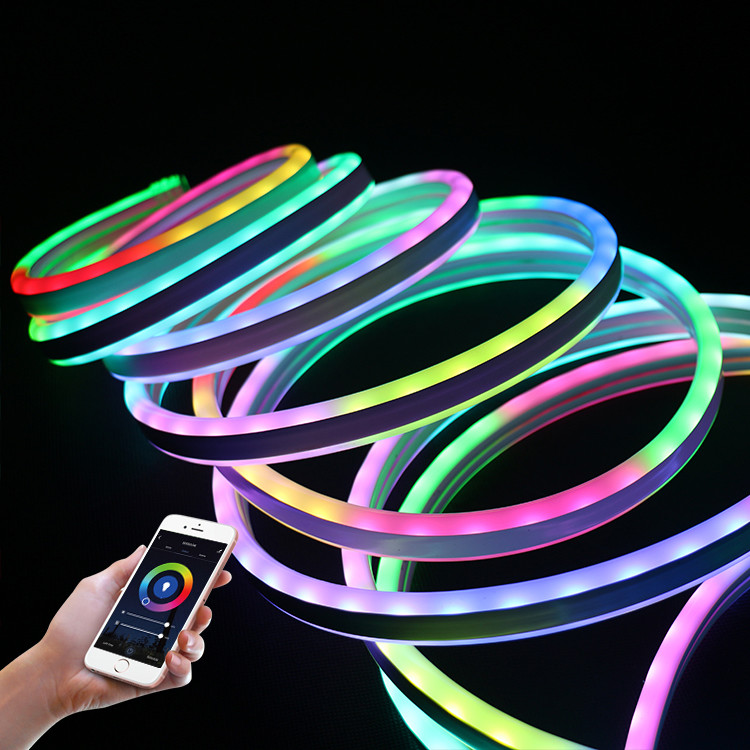 Multicolor Led Neon Rgb 10m Multi Color 12v Led Neon Flex Strip Light 60leds/M