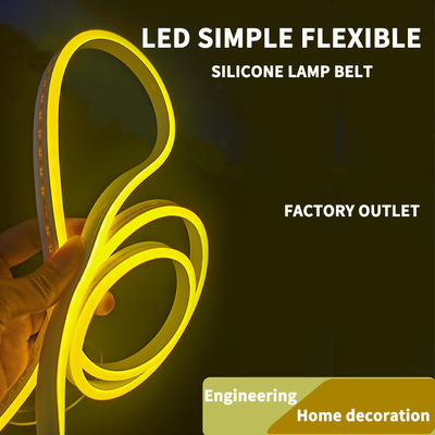 5mm Dimmable LED Neon Tube Light Silica Gel Material DC12V Flexible