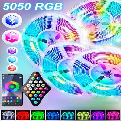 SMD 5050 RGB LED Neon Light Strip DC 12V Neon Flex Led Strips Waterproof
