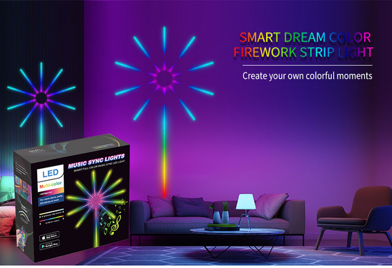 Remote App Control LED Neon Flex Strip Dream Color For Bedroom