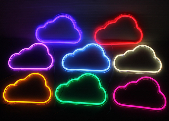 Nice Cloud LED Neon Signs Hazard Free Environment Friendly Material