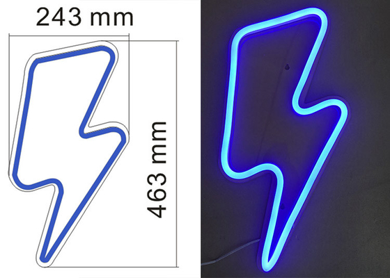 Handmade Visual LED Neon Signs AC 100 - 240V Input Milky PVC Jacket