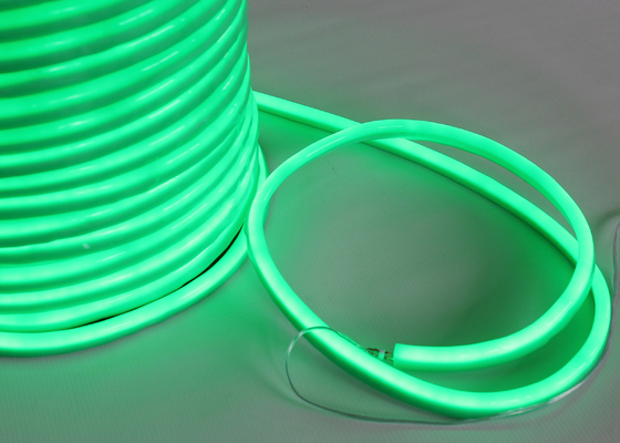 High Brightness Mini 24v Neon Flex Green Housing Water / UV Resistant
