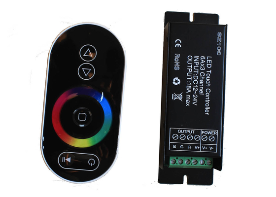 24V Remote RGB Controller , Lightweight Digital Led Strip Light Controller