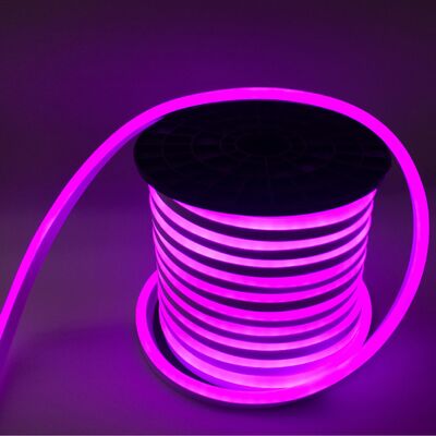 Flexible Waterproof RGB LED Neon Flex Strip 50 Meter Roll 60 LEDs per Meter Multi Color Changing for Decorative Lighting