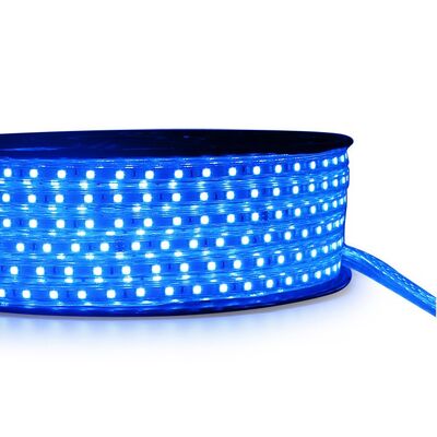 High Voltage LED Strip 110V AC Input 100M Long SMD 3528 60 LEDs Per Meter With Easy Installation And Cutting Points