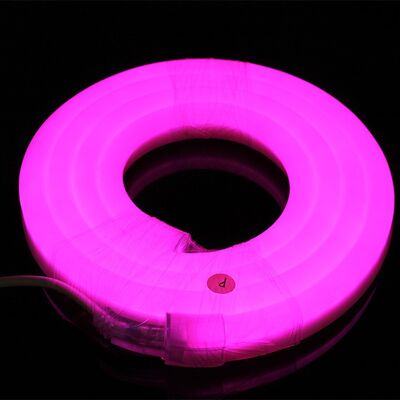 Mini LED Neon Flex flexible LED neon rope light with IP66 protection rating and ultra thin 8 by 16 millimeter square profile for indoor outdoor