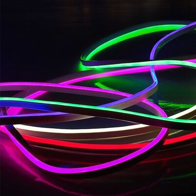 RGB LED Neon Flex Rope Light with SMD5050 Tri Chip LEDs Eco Friendly UV Resistant PVC Material Perfect for Home Garden and Commercial