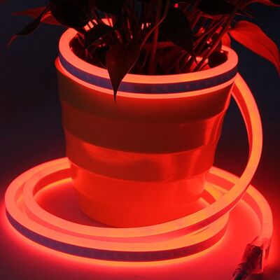 Dream Color RGB Flex Tube LED Neon Rope Light Double Side Lighting 120pcs SMD2835 LEDs per Meter Waterproof Eco PVC Material