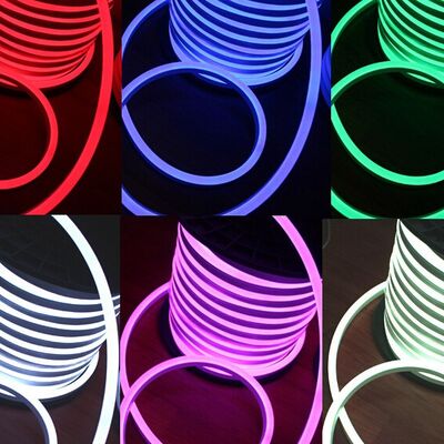 24v Neon Flex Mini Size LED Rope Light Waterproof Eco PVC Material High Brightness SMD2835 108pcs per Meter IP65 Protection Rating