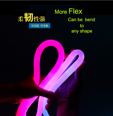 Progra Color Chasing Magic Digital Rgb Addressable LED Pixel Neon Flex DMX512 Programmable LED Neon Rope Light