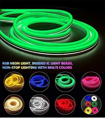 Room Decor Led Neon Flex Strip Green Color Soft Material With 2 Year Warranty