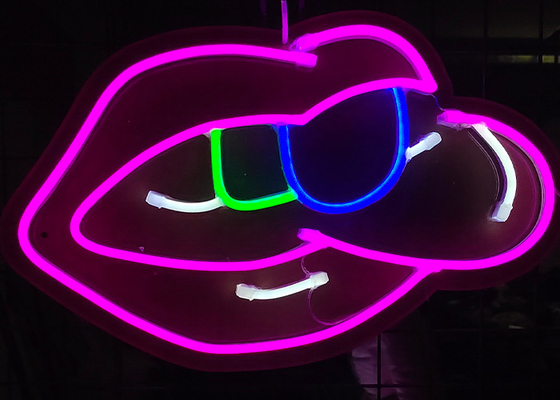 Custom neon sign fashion trend spectacles store shopping mall magnificent displays of illuminated signs