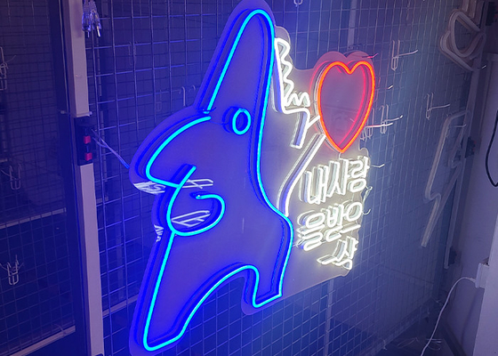 Custom Fat star indoor Neon Signs Led Neon Open Sign 50/60HZ to korea