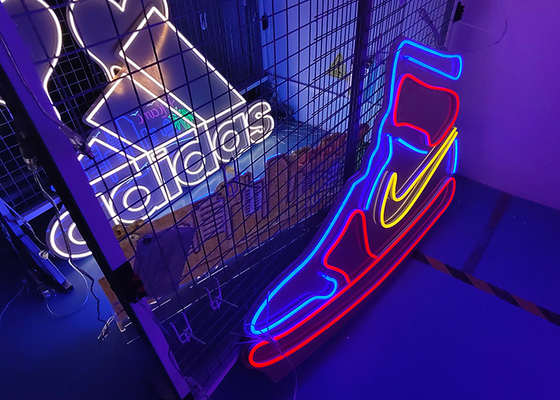 12VDC Acrylic Silicone Led Neon Shoes Billboard 200cm
