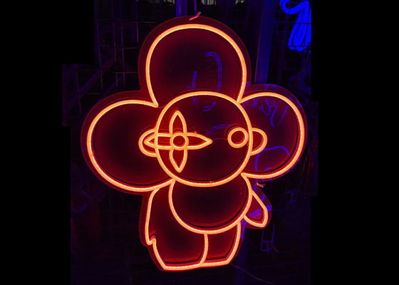 Flower Pattern 12VDC 10cm Acrylic Led Flexible Neon ROHS